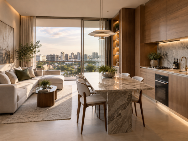 Apartamentos compactos de luxo